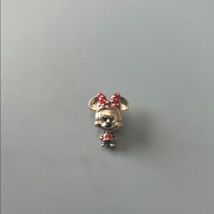 Pandora charm Minnie Mouse silver and Red
